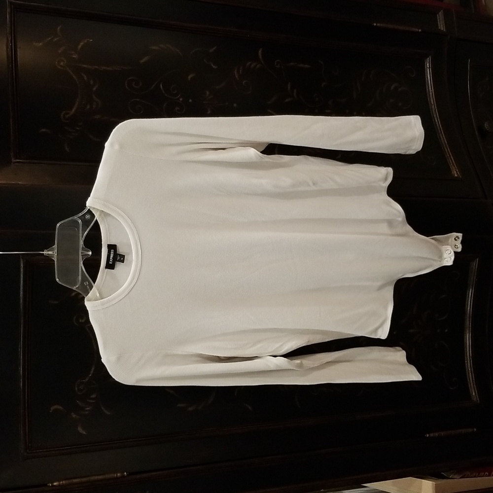 Express White Bodysuit Size XL